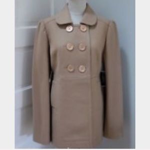 Juicy Couture rich camel wool coat
